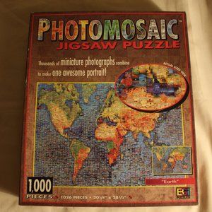 Photomosaic Earth Puzzle 1000 Pieces